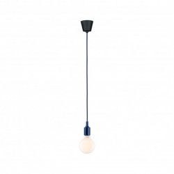 Suspension Ketil Neordic max1x60W E27 bleu nuit 230V tissu/sil