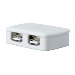 Function YourLED Junction-Box 4 branches synthétique blanc