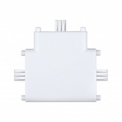 Clever Connect Cadre connecteur en T 12V Blanc dépoli/Synthétique