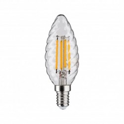 Flamme LED torsadée 450lm E14 4,7W Clair 2700K 230V