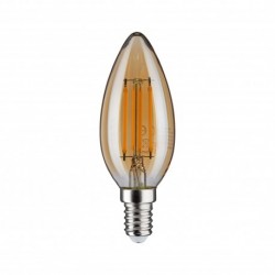 Flamme LED 430lm E14 4,7W Doré 2500K 230V