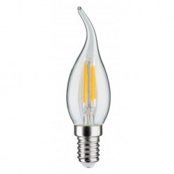 LED Fil Flamme cosy 470lm E14 4,8W Clair gradable 2700K 230V