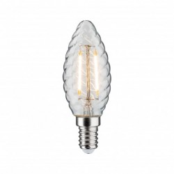 Flamme LED torsadée 280lm E14 2,6W Clair 2700K 230V