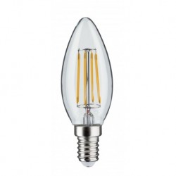 LED Fil Flamme 470lm E14 4,8W Clair gra 2700K 230V