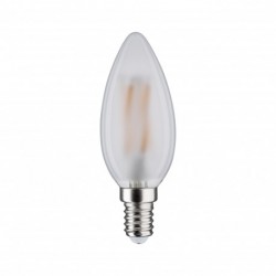 LED Fil Flamme 470lm E14 4000K mat gra 5W 230V