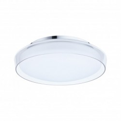 MP Luena IP44 plafonnier LED 16,5W Chrome 230V Verre/Métal