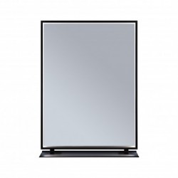 MP Miro Carré IP44 TunW LED 11W 450x600 miroir/Noir 230V Métal/Acrylique