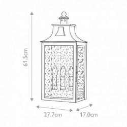 Lanterne murale 3 lumières