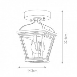 Lanterne de porche 1 lumière