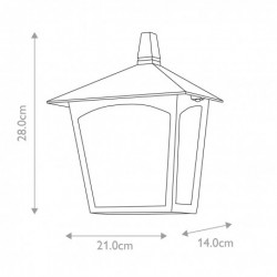 Plafonnier lanterne 1 lumière