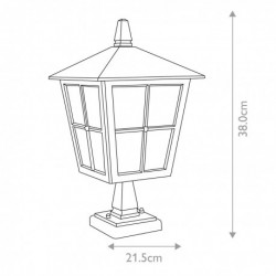 Lanterne de piédestal 1 lumière