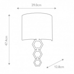 Applique moyenne 1 lumière - Laiton vieilli