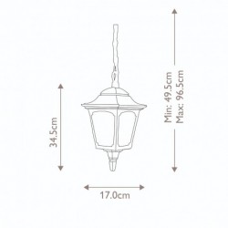 Mini Lanterne à chaîne 1 lumière