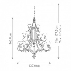 Lustre 18 lumières