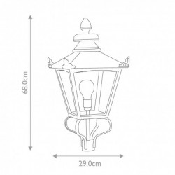 Tête de lampe 1 lumière