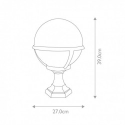 Piédestal/Lanterne de porche 1 lumière