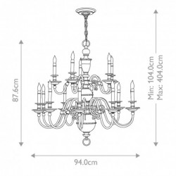 Lustre 15 lumières