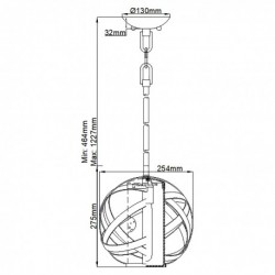 Suspension intérieure 1 lumière