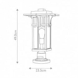 Piédestal 1 lumière