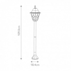 Lanterne lampadaire 1 lumière