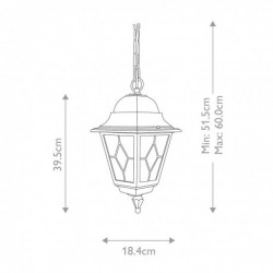 Lanterne à chaîne 1 lumière