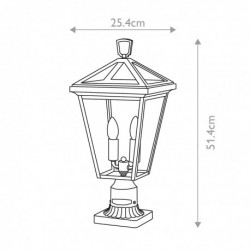 Lanterne de piédestal 2 lumières