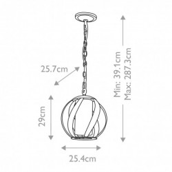 Suspension extérieur 1 lumière