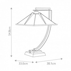 Pomeroy Lampe à poser 1 amp.