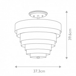 Semi-plafonnier 3 lumières