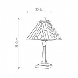 Alderley Lampe à Poser Médium 1 amp.