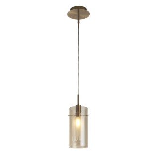 Suspension double verre clair  E14 maxi 60w DUO I