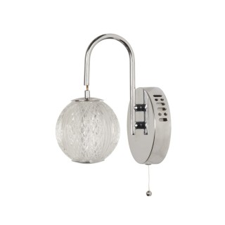 LED Applique - Chrome AVEC Claire ACRYLIQUE Ball ALLURE