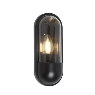 Applique exterieure Outdoor Applique alu Noir Polycarbonate clair E27 60w IP44 CLII CAPSULE