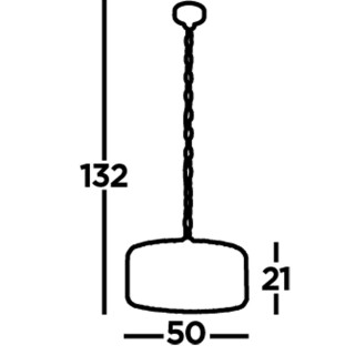 Suspension convertible en plafonnier, metal Chrome, verre crital biseauté fumé et ambré E27 5x60w max Diam 50cm CHAPEAU