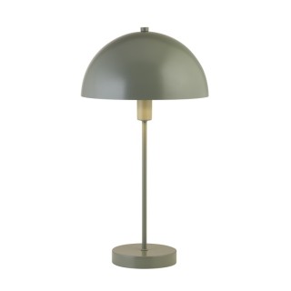 Lampe à poser metal Vert mat E14 40w max Haut 46cm Diam 25cm CHAMPIGNON