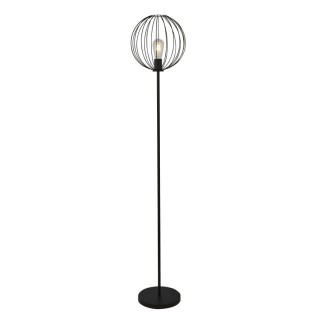 LAMPADAIRE - métal filaire noir E27 60w Diam 30cm haut 1m61 RONDO