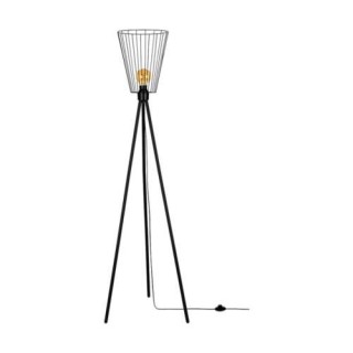 Lampadaire en Métal Noir ,1xE27 Max.40W,SWAN,12530104