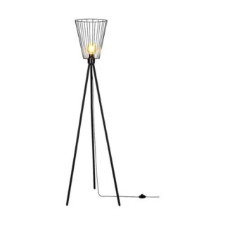 Lampadaire en Métal Noir ,1xE27 Max.40W,SWAN,12530104