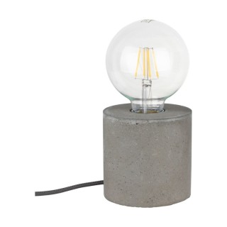 Lampe de Table en Béton Gris ,1xE27 Max.25W,STRONG,6070936