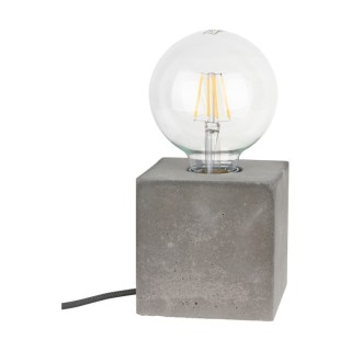 Lampe de Table en Béton Gris ,1xE27 Max.25W,STRONG,6170936