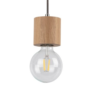 Suspension en Bois de Chêne Huilé ,3xE27 Max.60W,TRONGO ROUND,7061374R