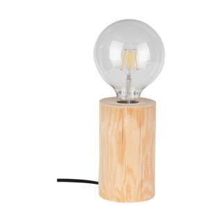 Lampe de Table en Bois de Pin Naturel ,1xE27 Max.25W,TRABO TABLE,76910150