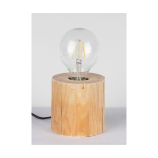 Lampe de Table en Bois de Pin Naturel ,1xE27 Max.25W,TRABO TABLE,76911150