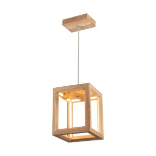 Suspension en Bois de Chêne Huilé ,1xLed 24V, 21W Intégrée,KAGO LED,6151074