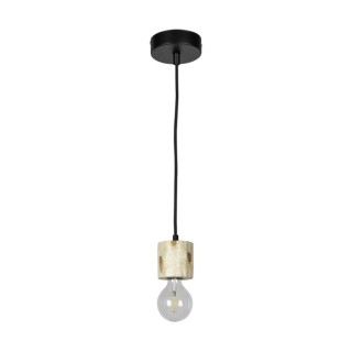 BRITOP,Suspension en Pin Naturel, Design Scandinave 1 Tête, PINO,7161150