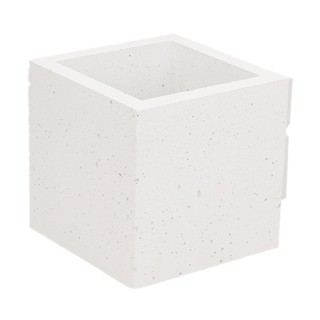 BRITOP,Applique Murale en Béton Blanc, G9, 28w, max, Design Cube, 1 Ampoule, BLOCK,2255137