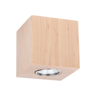 Plafonnier en Bois de bouleau ,1xGU10 Max.6W,WOODDREAM,2076160