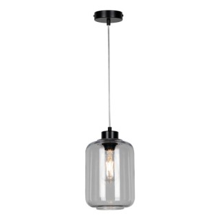 Suspension en Métal Noir et Verre fumé ,1xE27 Max.60W,TARRO,15890104