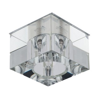 Ensemble de Spots Lumineux en Métal Chromé et Verre Transparent ,3xG4 Max 2.3W,CRISTALDREAM,51143001