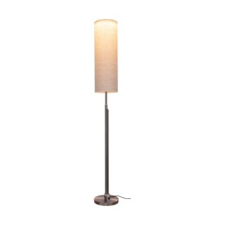 Lampadaire en Métal Satiné et Tissu Beige ,Incl.Led Intégrée 22W,ELEGANTA,15923127